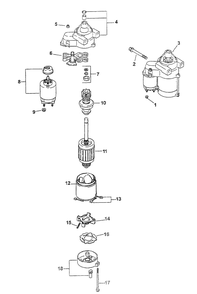 Kohler Starting System Diagram and Parts List for 3654 53AB5B8K100-ZT54 Cub Cadet Lawn Mower